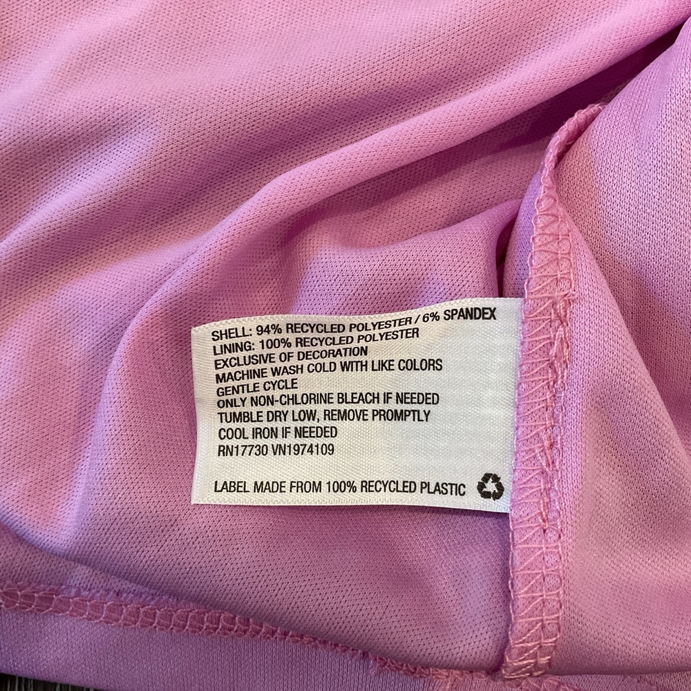 Wild Fable S Pink Mesh Mini Skirt Asymmetrical Hem Lined Y2K NWT - Picture 4 of 4